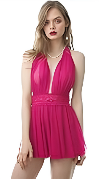 Venlisa Dantel Detaylı Transparan Babydoll
